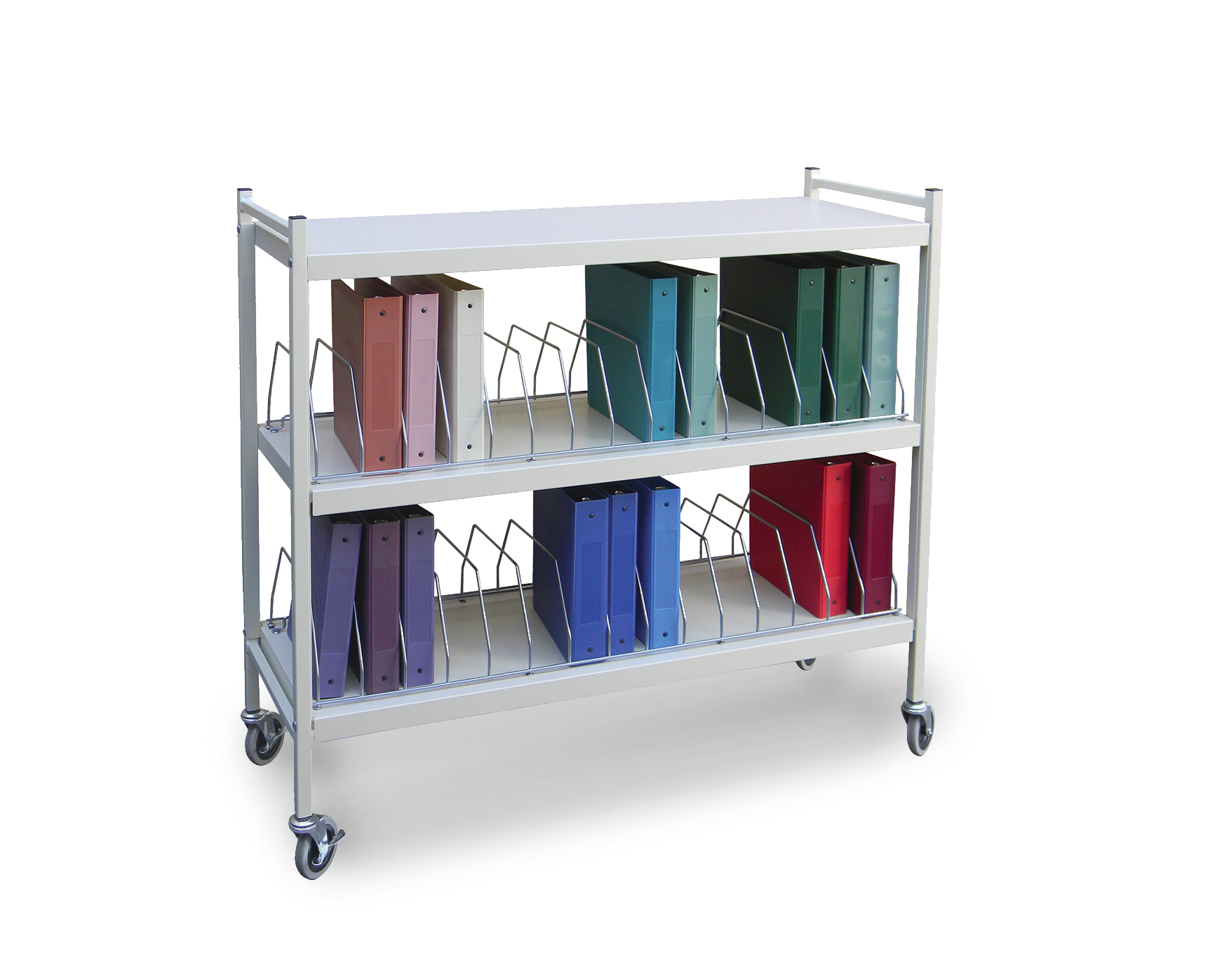 rolling medical records cart 