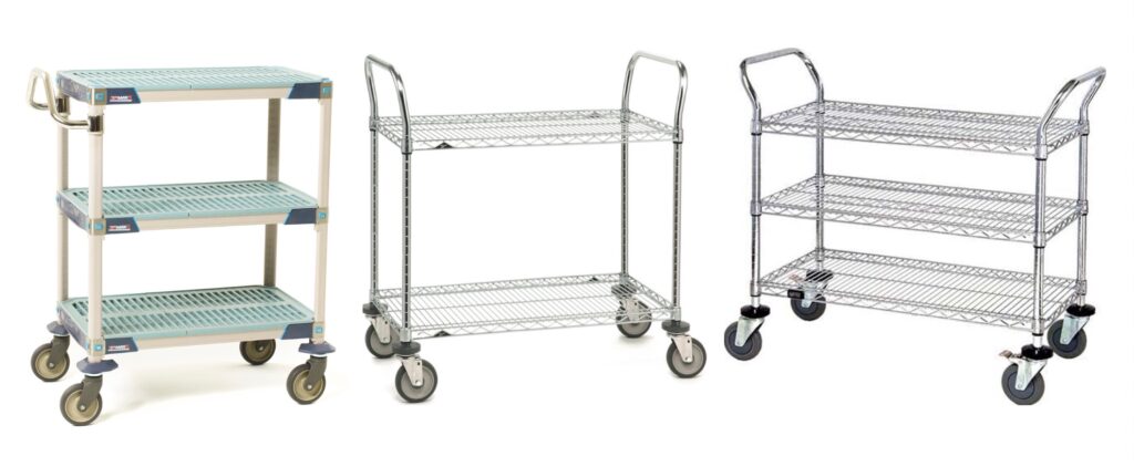 Healthcare Wire Cart Finish Types Canada